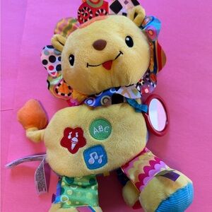 Colorful Plush Lion Toy for Kids